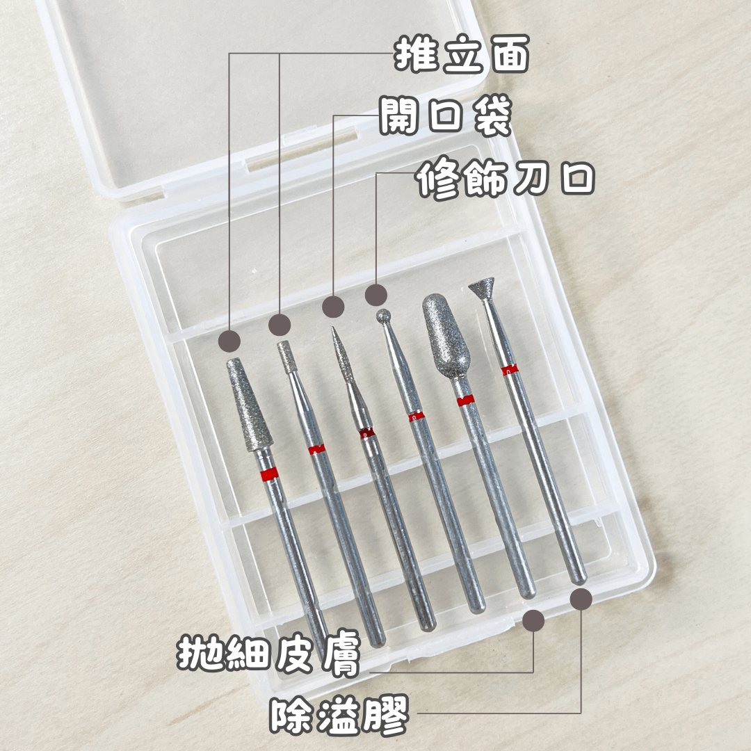 美甲磨頭 保養前置必備組!噴砂超細!新手閉眼入!