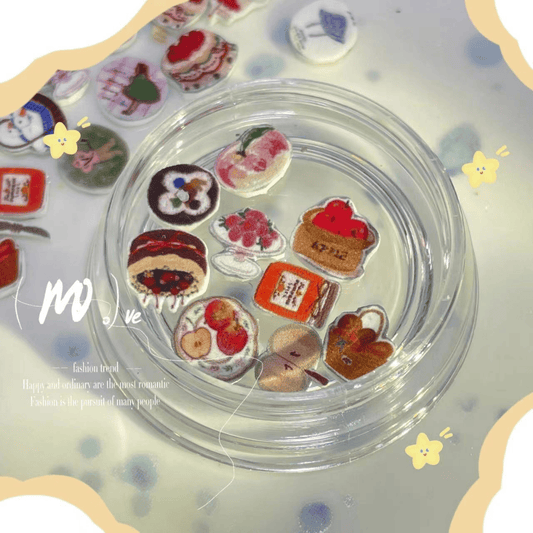 韓系美甲素材 美甲飾品 水果蛋糕塑裝飾片 上封層就是一顆飾品囉❤️25102007