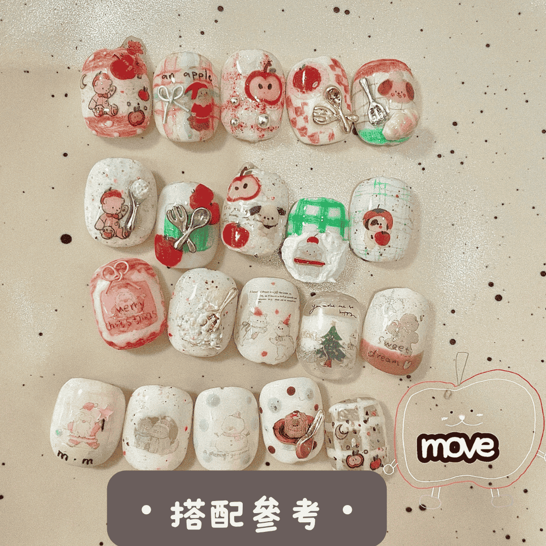 韓系美甲飾品素材 鑽石糖蛋糕粉 和軟糖膠搭配就可以做出一個小飾品🎀 25102035