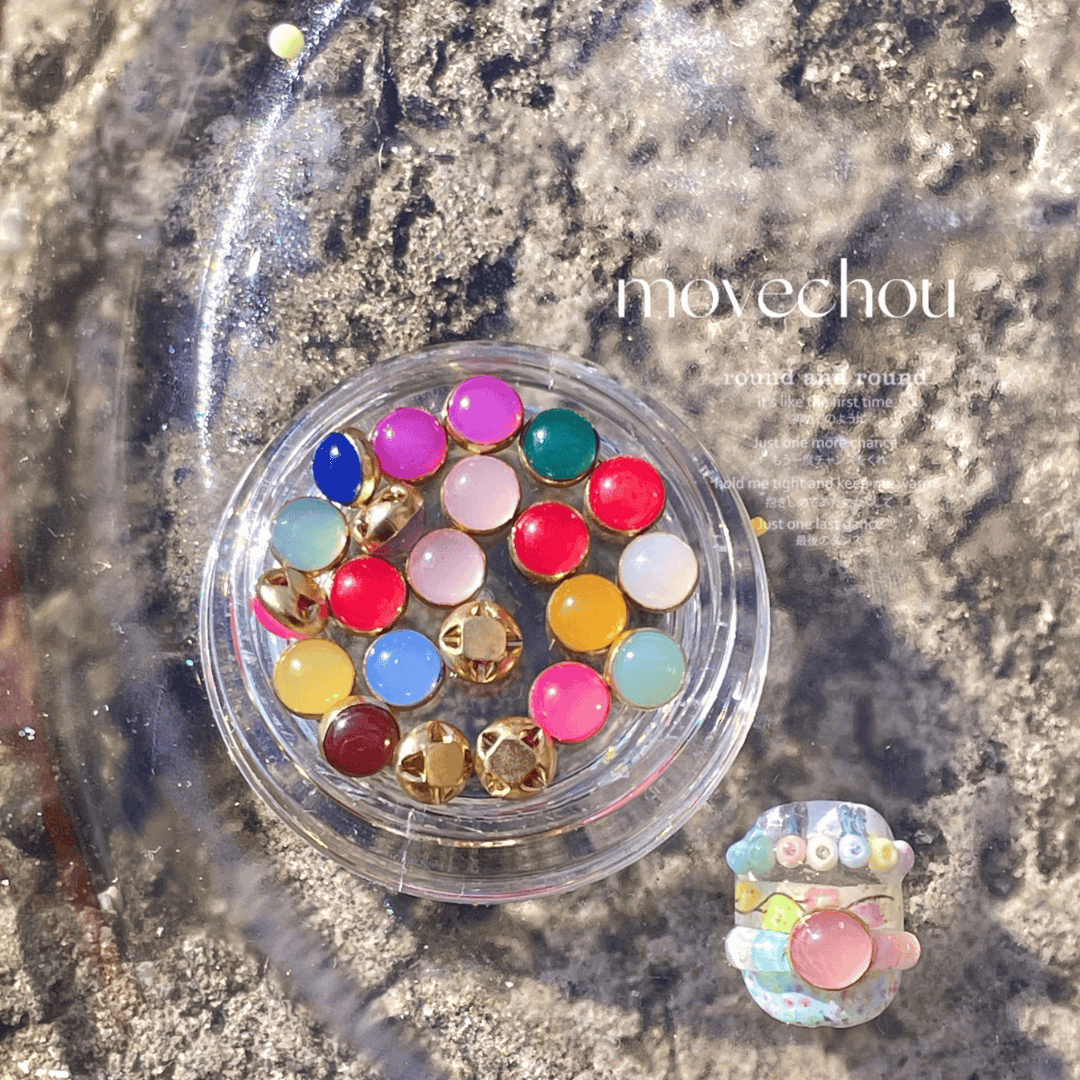 韓系美甲飾品 ins復古寶石 拿來做💍戒指美甲剛剛好❤️25102051