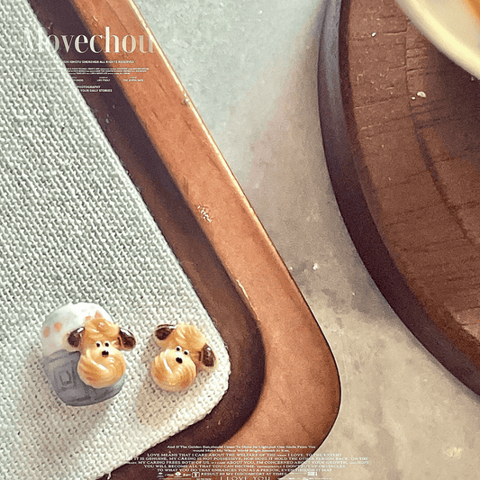 韓系美甲素材 美甲飾品 奶油狗狗餅乾 甜點風美甲 25102052