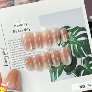 現貨嚴選穿戴甲 質感美露珠短圓甲