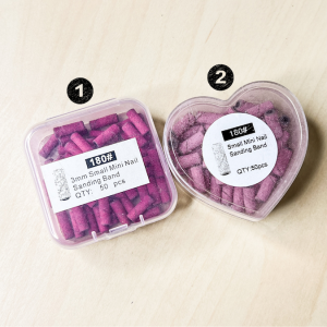 美甲前置 迷你砂圈 2號 愛心盒