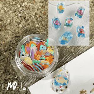 韓系 美甲飾品 小魚片片 把水族館中自由的小魚也做在指甲上吧❤️