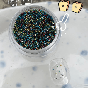 韓系美甲飾品 ins韓風彩色珠珠 魚子醬珠珠 使用一點點就好可愛 ✨