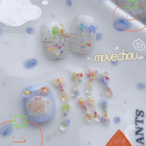 韓系美甲素材 美甲飾品 韓風點點小叉子 餐具 美食風美甲